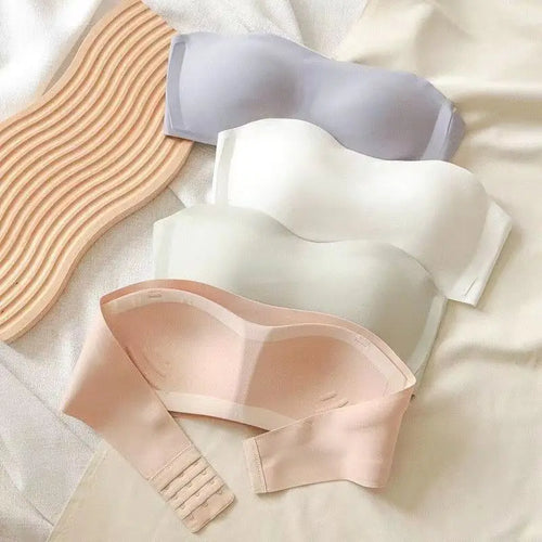 Sexy Seamless Tube Top Bra Invisible Strapless Bras Women Underwear Thin Non Slip Push up Bralette Wireless Female Lingerie